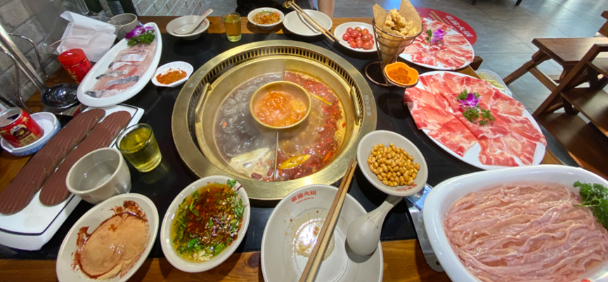 沸腾的火锅会散发出各种香气分子.&nbsp;图片来源:作者拍摄