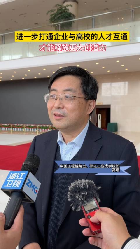 浙江新春第一会 锚定人才 高翔：进一步打通企业和高校人才互通|浙江省|高翔_新浪新闻