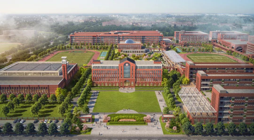 武汉长江新区外国语学校(暂用名)效果图.