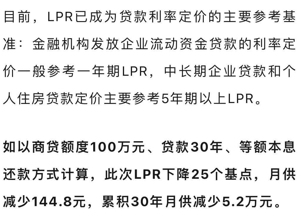 央行宣布:降息!100万房贷,每月或省144元_新浪财经_新浪网