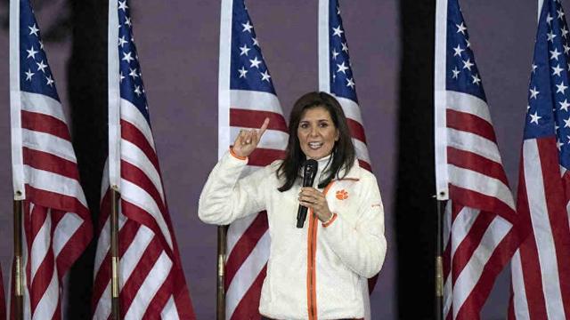 美国前常驻联合国代表妮基·黑利20日在其曾任州长的南卡罗来纳州说