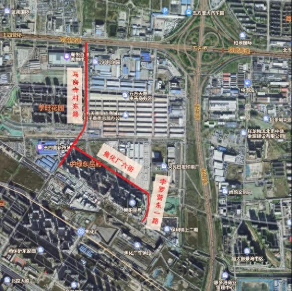 朝阳南部三条道路开工建设,王四营地区居民出行将更方便_新浪财经