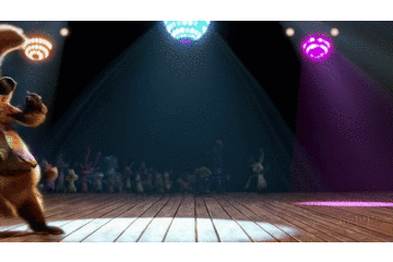 Sora生成的视频：一只卡通袋鼠跳舞。