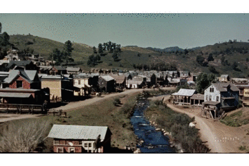 Sora生成的视频：淘金热时期，加州的历史镜头。