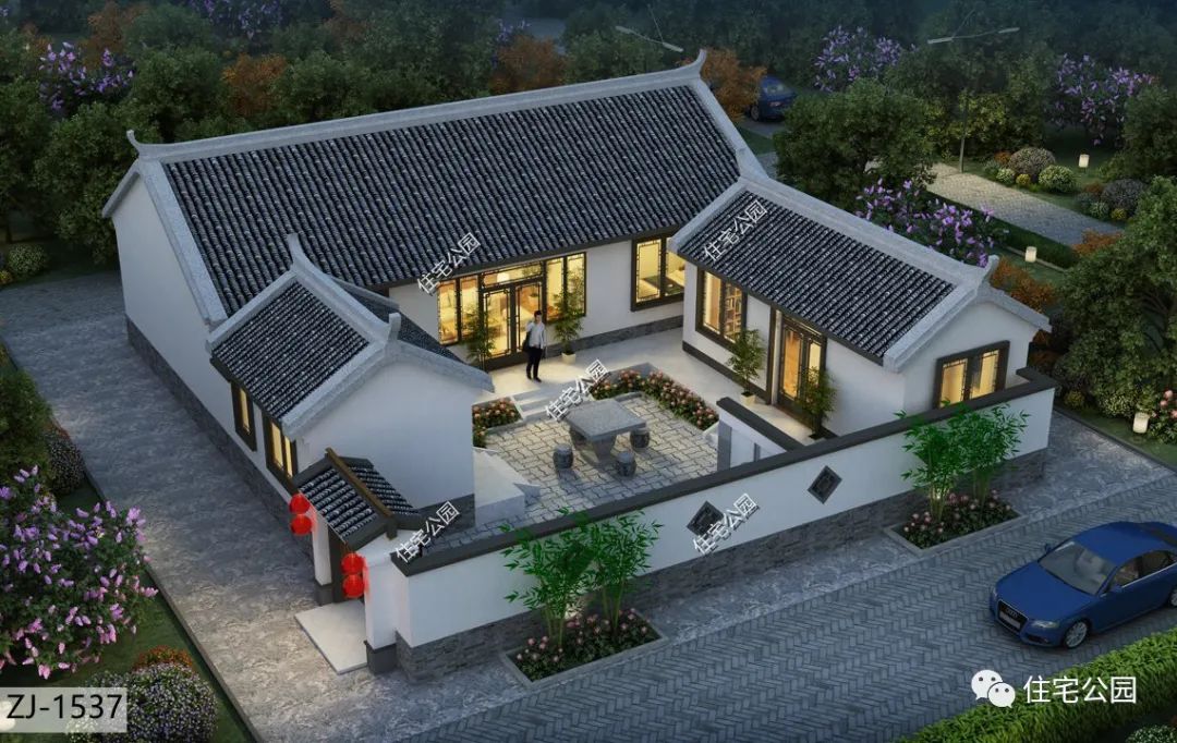 10套农村中式小院,藏有四季绚烂,绝美设计你一定不能错过_新浪财经