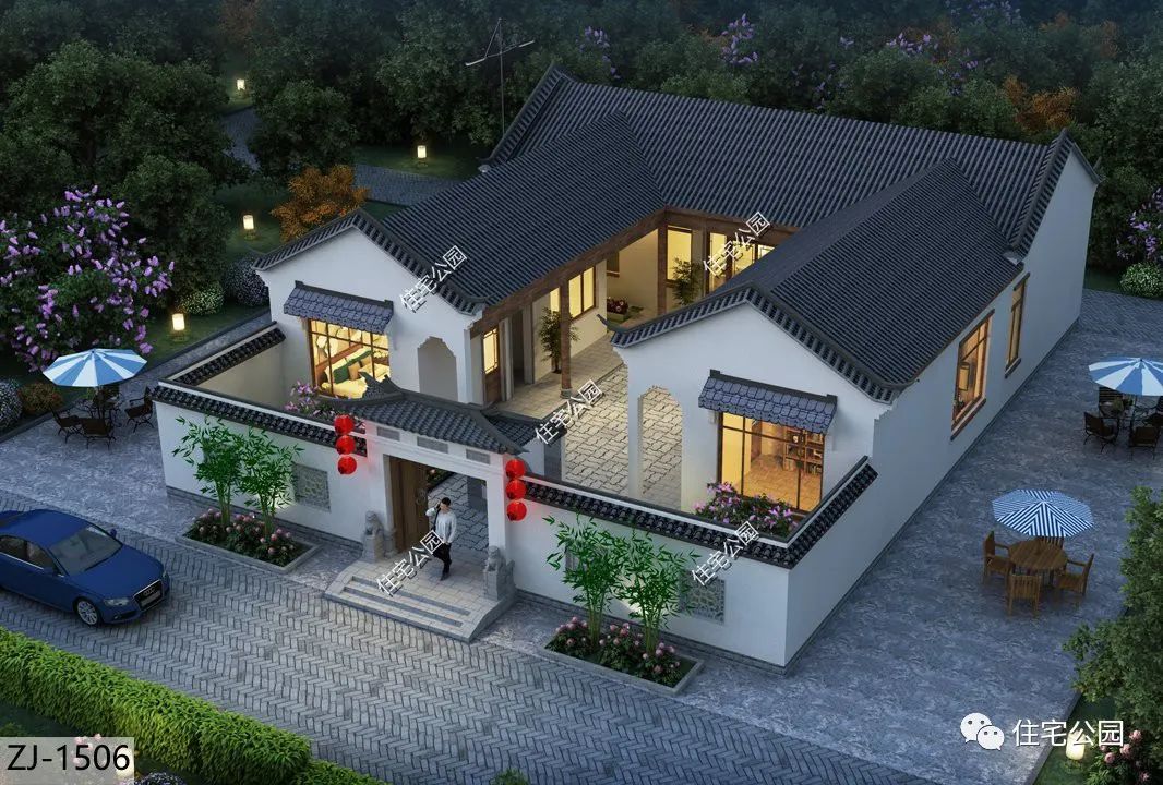 10套农村中式小院,藏有四季绚烂,绝美设计你一定不能错过_新浪财经