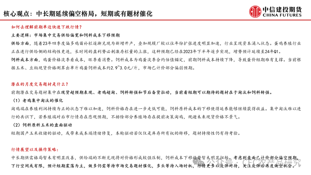 【鸡蛋策略】大浪淘沙，下行周期已至