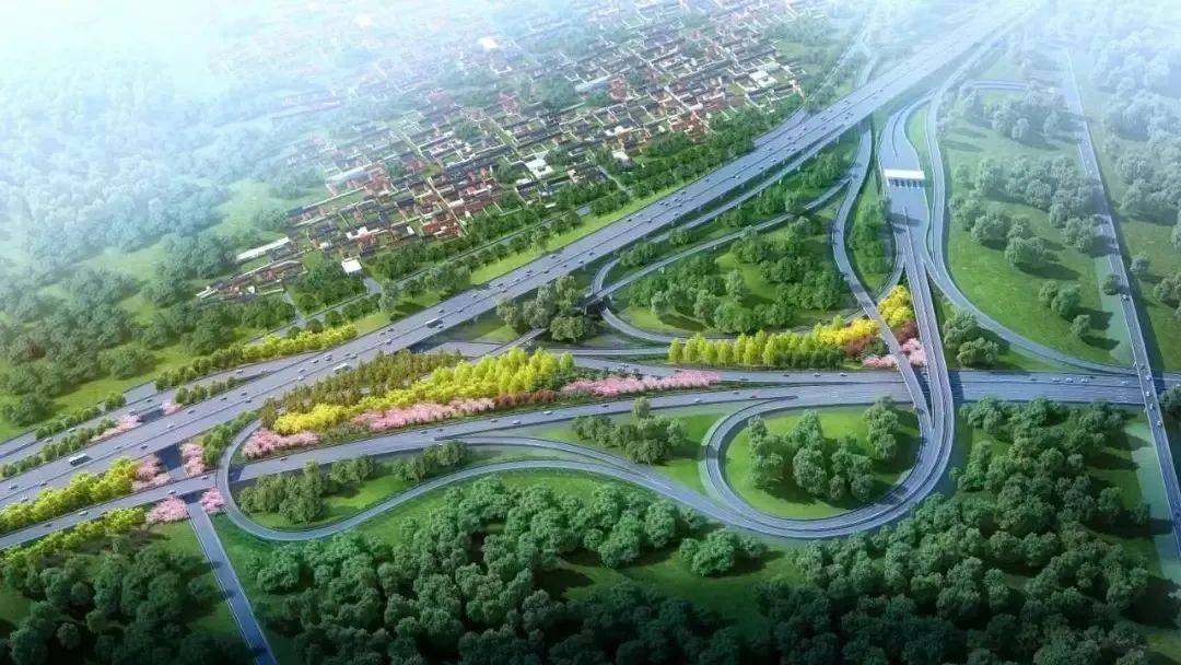 承平高速北京段效果图.首发集团供图