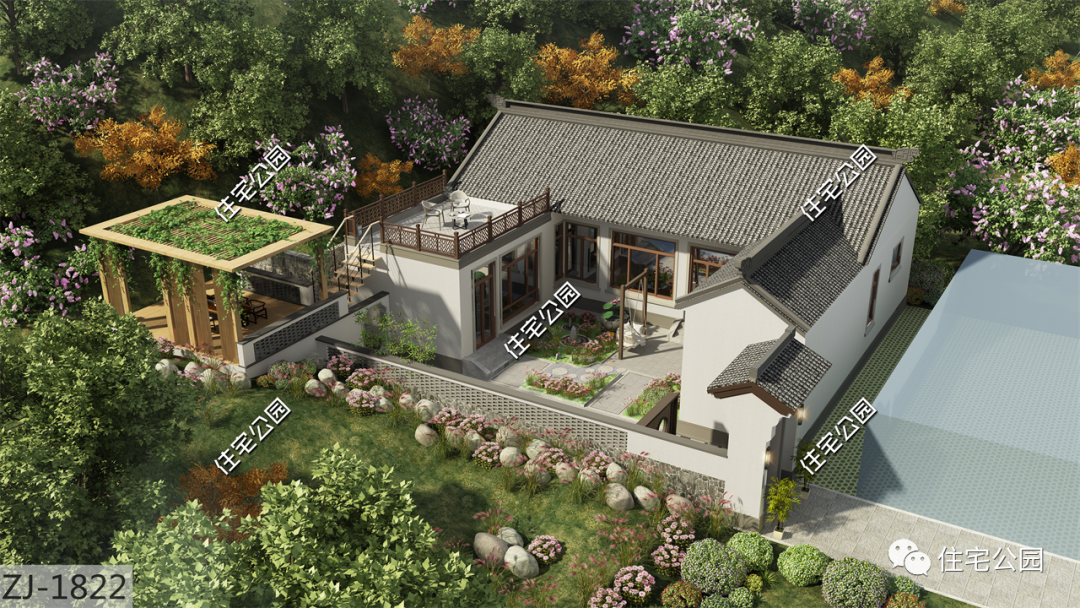 10套农村中式小院,藏有四季绚烂,绝美设计你一定不能错过_新浪财经