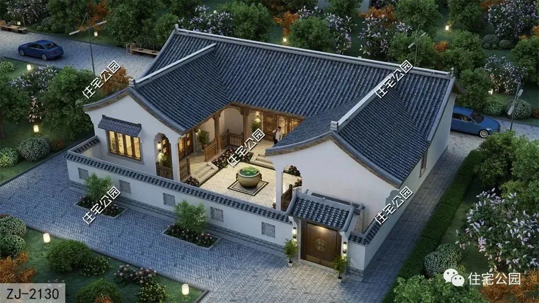 10套农村中式小院,藏有四季绚烂,绝美设计你一定不能错过_新浪财经