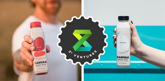百威ZX Ventures联合Canvas推出大麦奶饮料；图片来源：Drinkcanvas官网