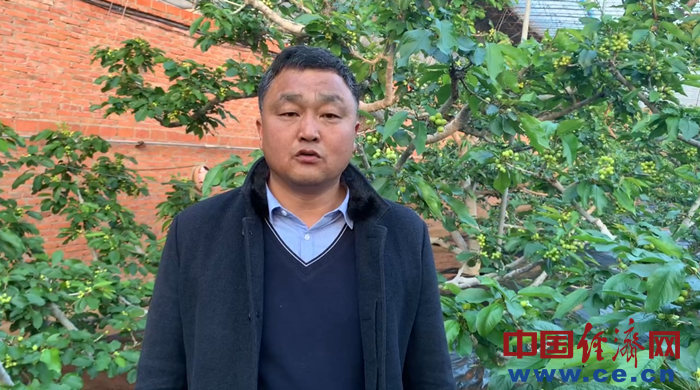 瓦房店市得利寺镇卢屯村党委书记高世界接受采访.