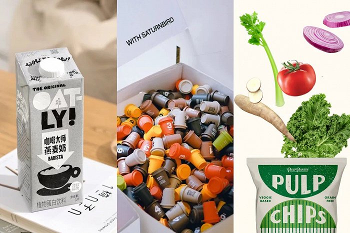 图片来源：OATLY、三顿半、Pulp Pantry