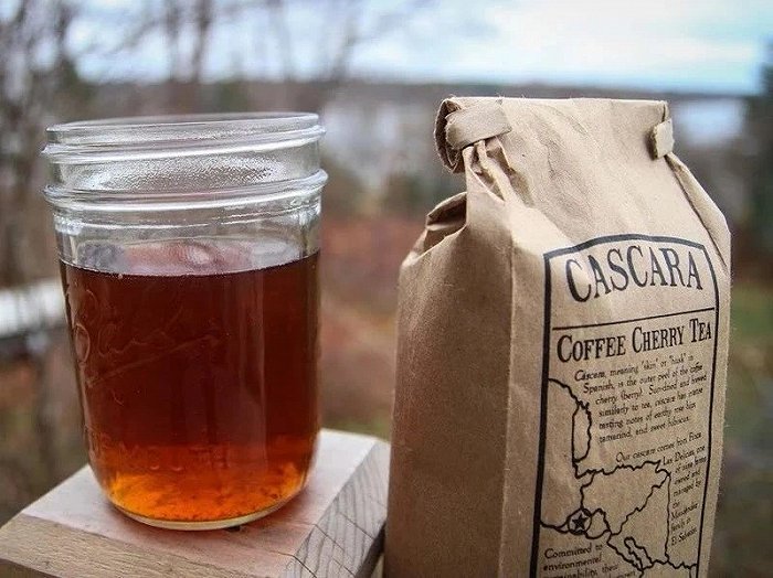 Cascara用咖啡果壳制成茶；图片来源：NPR
