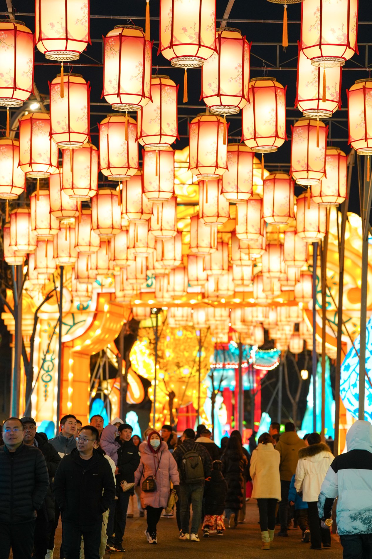 唐山南湖春节灯会已成为城市形象的窗口，构建了温暖的城市形象。王龙志 供图