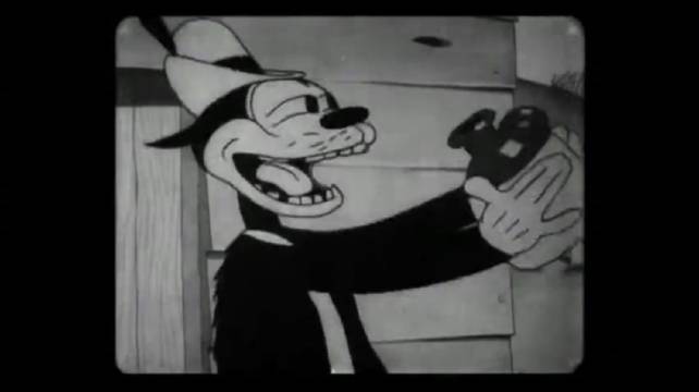 音乐动画:1929年的经典黑白老动画短片《Mickey Mouse When the Cats Away》|动画短片|Mickey Mouse ...