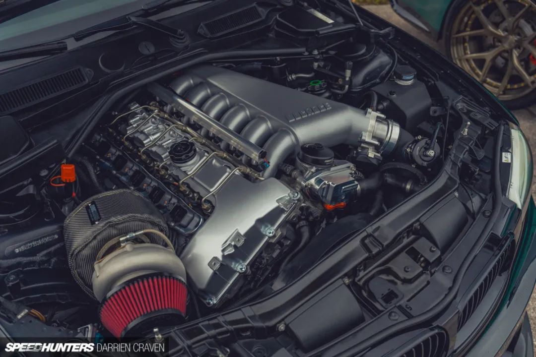 这台经过大量改装的n54发动机与众不同,有一枚precision turbo 6266