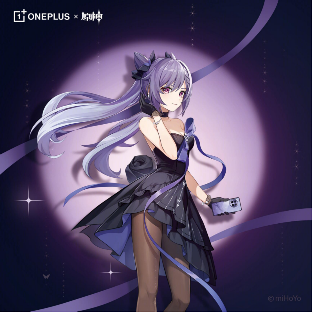 一改游戏中的古风造型,让刻晴化身聚光灯下优雅飘逸的女明星