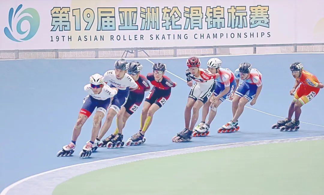 第19届亚洲轮滑锦标赛在北戴河开赛.(资料图)记者 李铎 摄