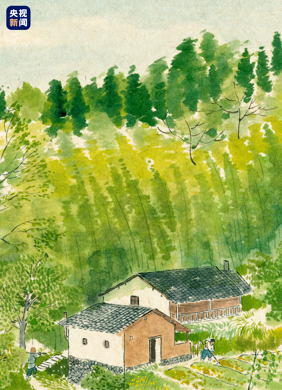 央视新闻《夜读》x水墨画家皇小小