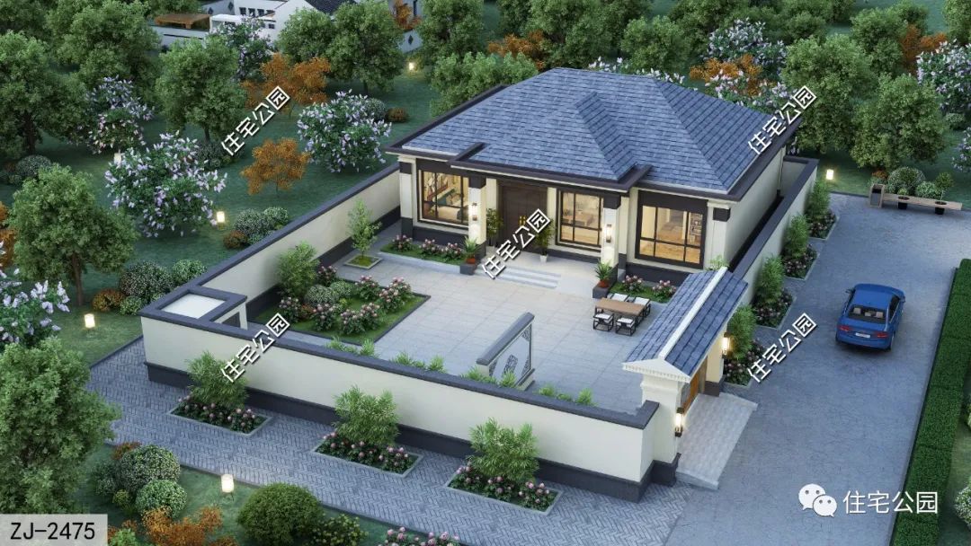 10套一层农村养老房,户型实用造价便宜,父母看了绝对喜欢