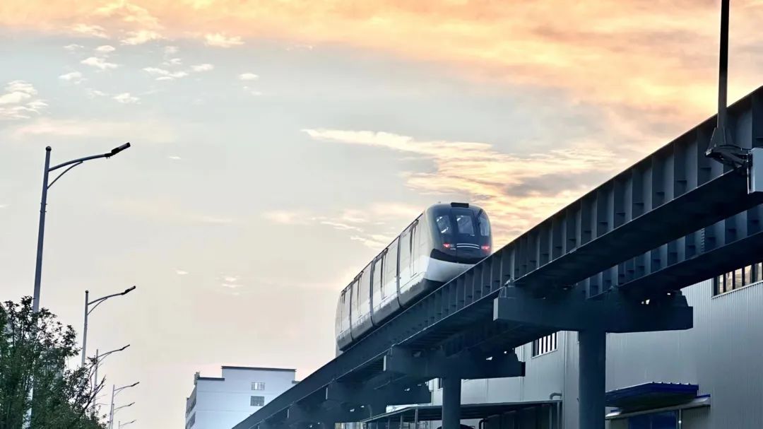 位于长丰县下塘工业园的合肥比亚迪园区云巴线路(比亚迪合肥供图)