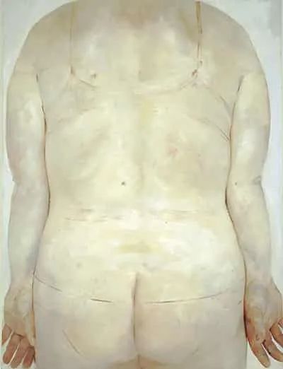 珍妮·萨维尔 Trace 1993 213.4×182.9cm 帆布油画  版权归属艺术家和高古轩画廊