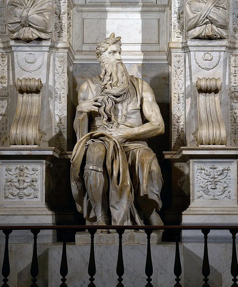 米开朗基罗的雕塑 Moses 