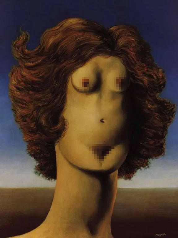 雷内·马格利特（René Magritte）《Rape》 1934年 73.3 × 54.6 cm