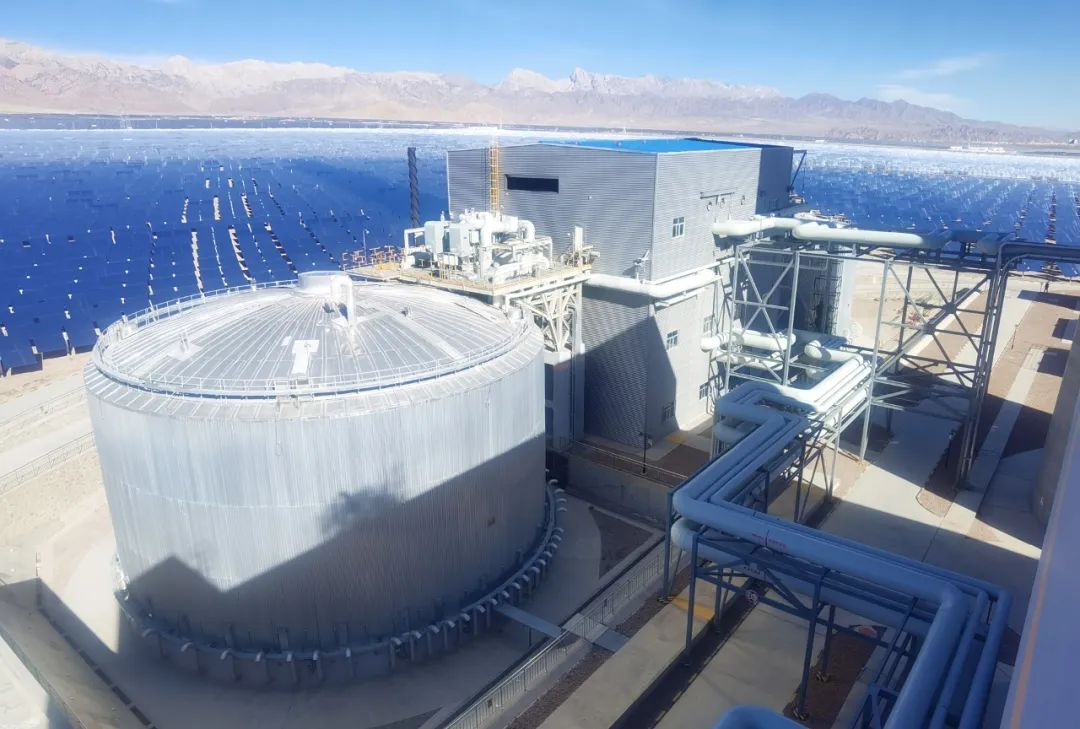 青海中控德令哈50mw塔式熔盐储能光热项目 熔盐储能系统