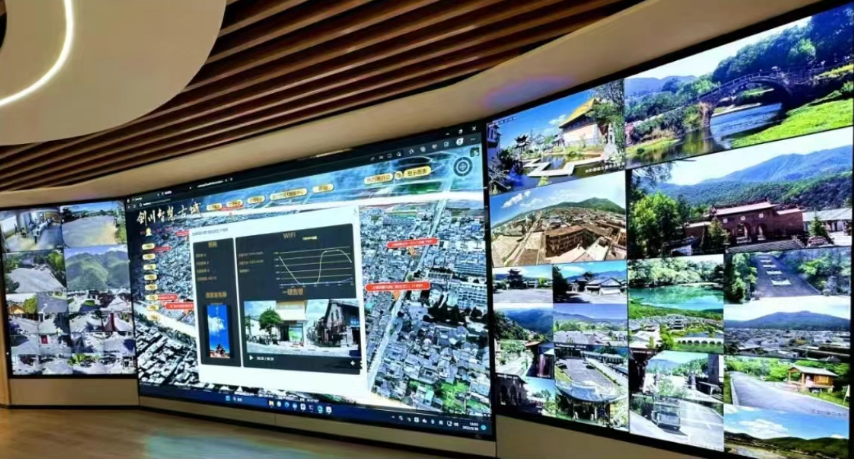 "还原出逼真的"三维"剑川古城通过大数据实时渲染技