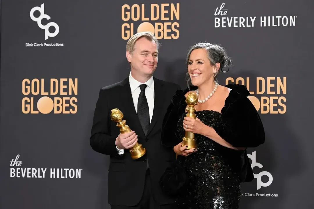 黄金夫妇:凭借《奥本海默》,导演诺兰和他的妻子,制片人艾玛·托马斯