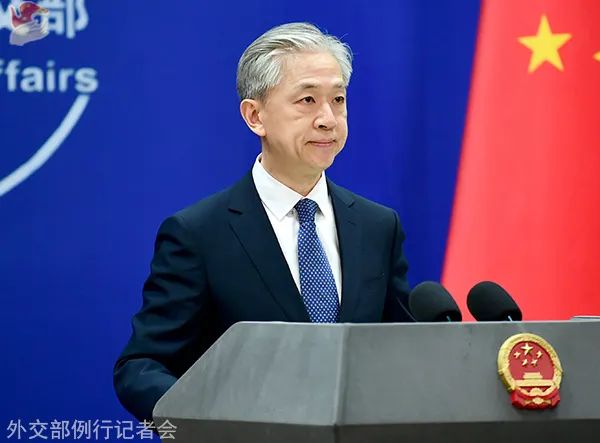 汪文斌资料图.图源:外交部网站