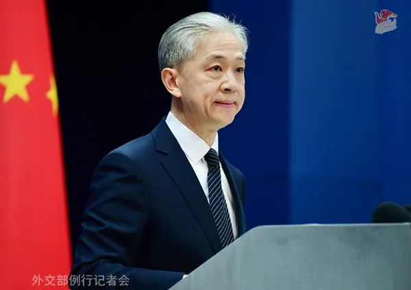 汪文斌资料图.图源:外交部网站