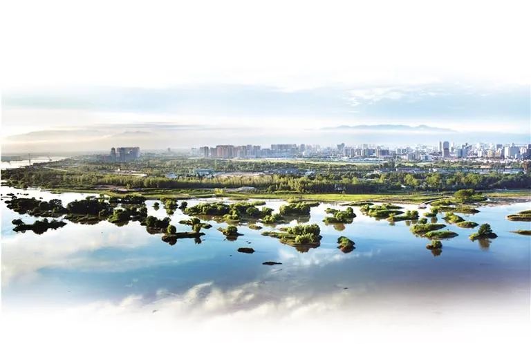 汉中市汉江湿地公园(资料照片).省水利厅供图