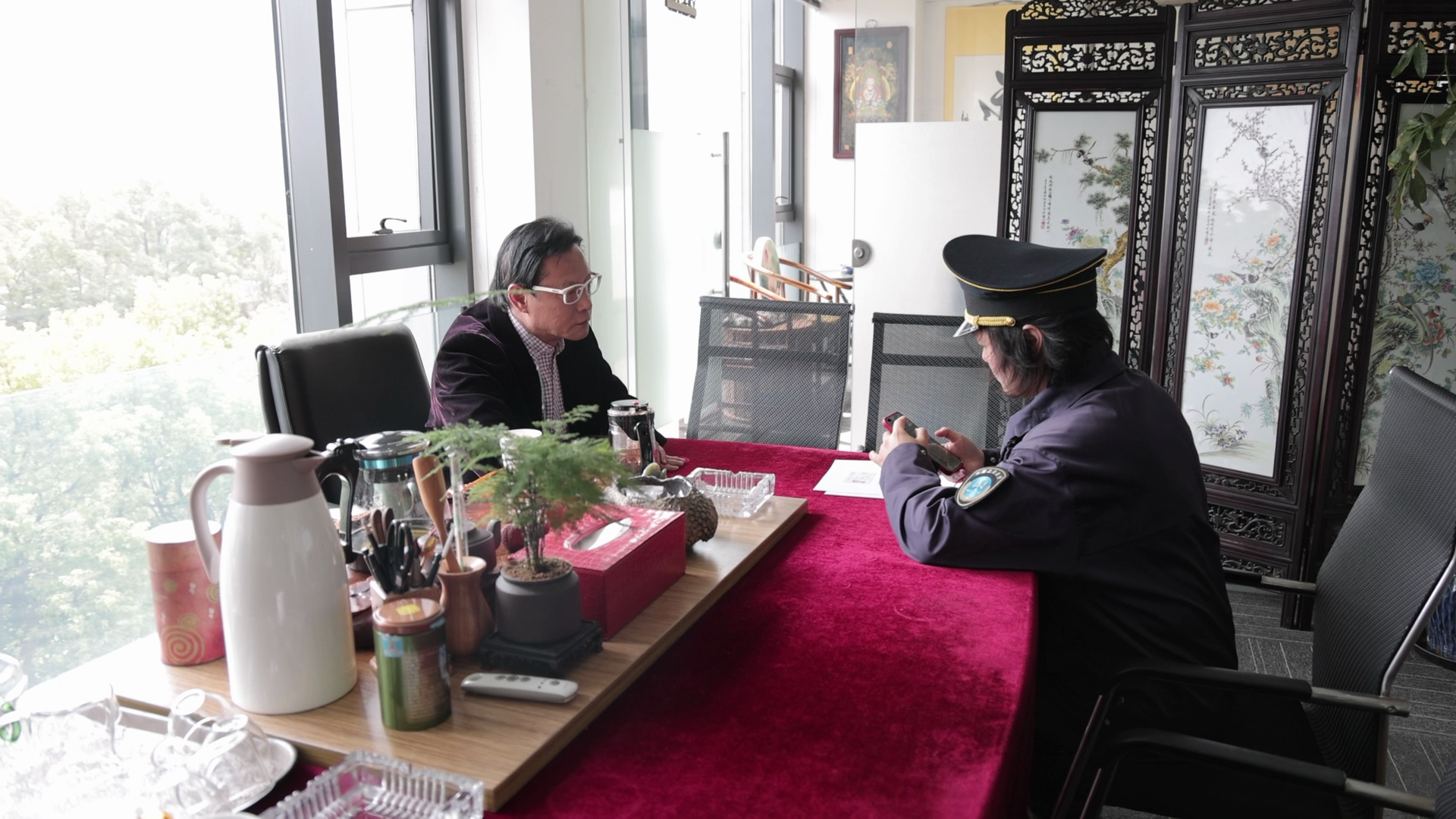 澎湃新闻记者 邹桥 摄15日上午,澎湃新闻记者在芯加波公司只见到少数