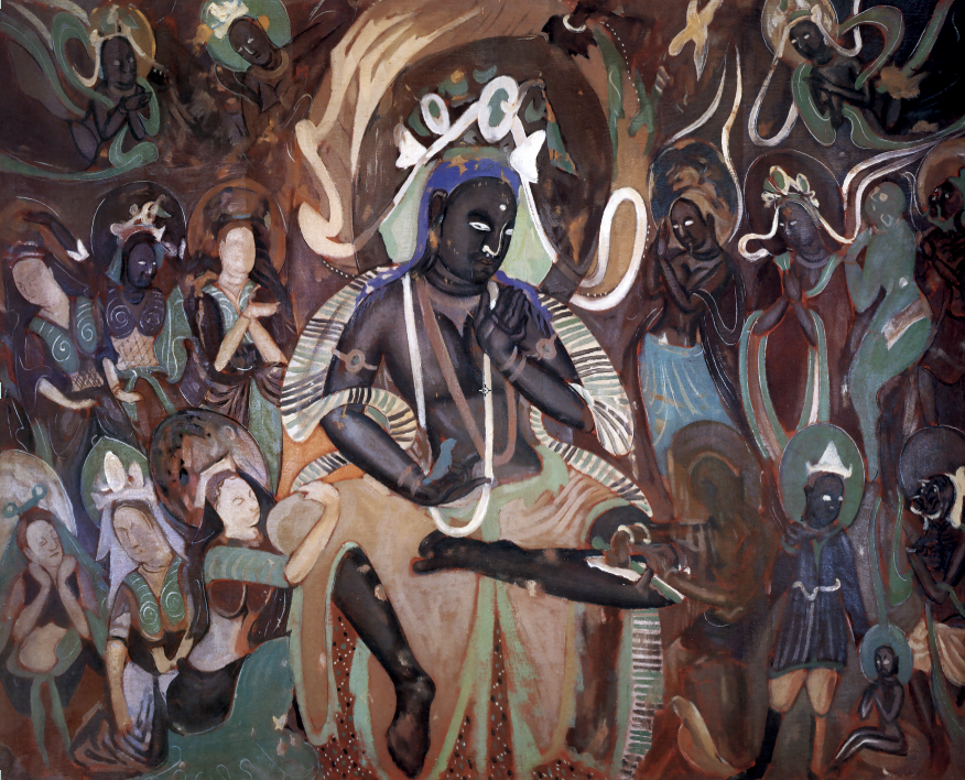 春晚《年锦》设计师,常沙娜敦煌艺术作品集,多幅罕见壁画首次面世__财