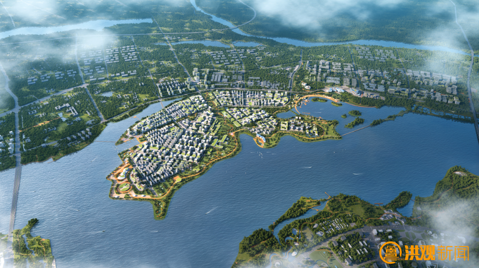 南昌瑶湖科学岛规划图