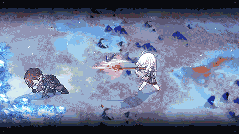 游戏中的2D小人有着生动的演出