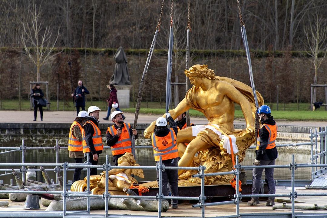 阿波罗的“前世今生” ，阿波罗喷泉的修复与组装© EPV / Thomas Garnier © Didier Saulnier