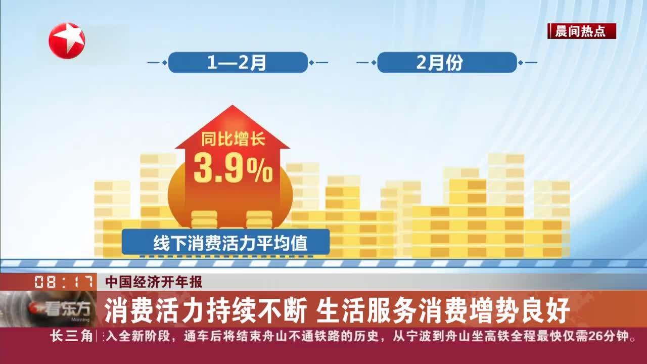 中国经济开年报 消费活力持续不断 生活服务消费增势良好