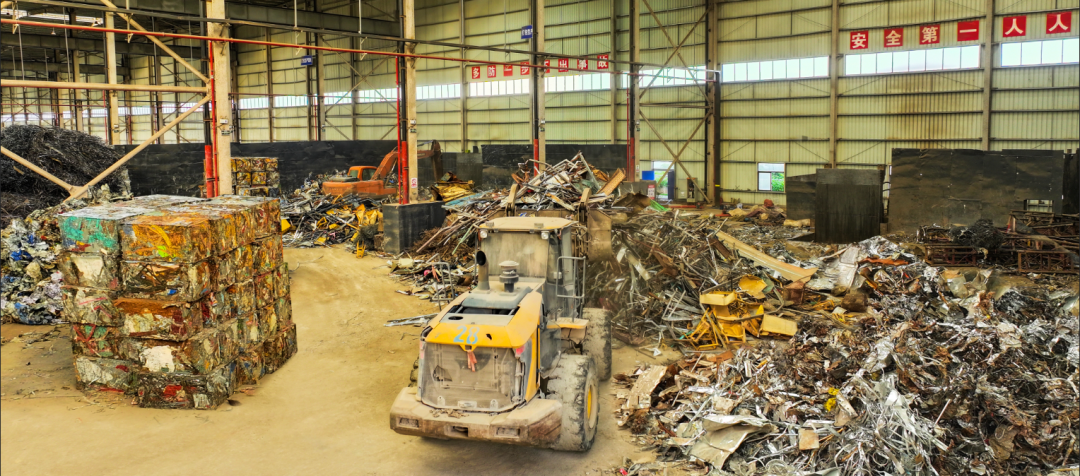 南宁废钢加工基地厂房.广西物产城矿公司供图