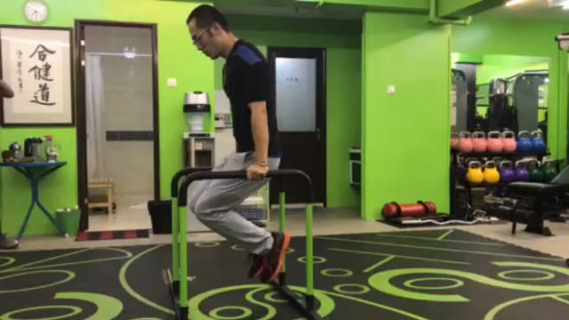 我的训练:双杠臂屈伸倒立_新浪新闻