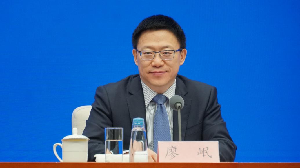 财政部副部长廖岷 澎湃新闻记者 周頔 摄