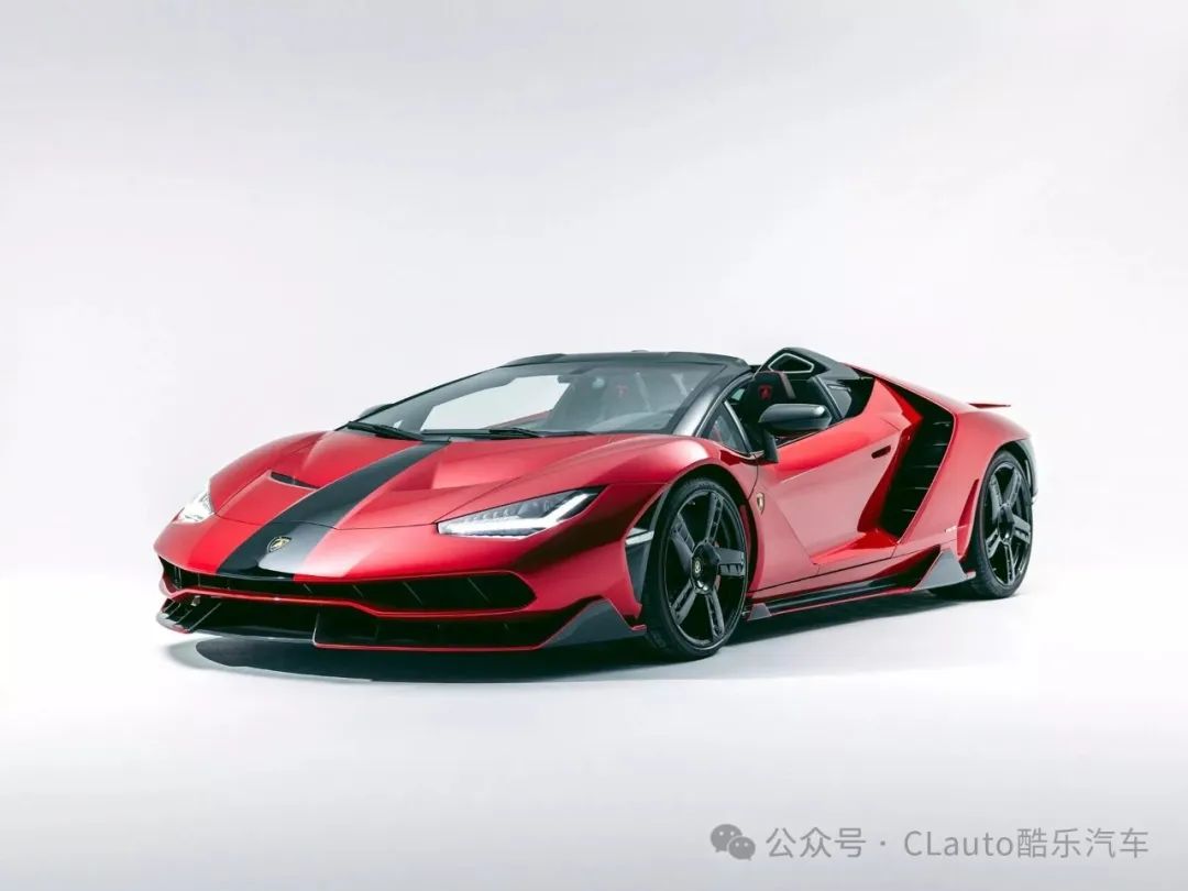 红黑搭配准新兰博基尼centenarioroadster起价300万欧元酷乐汽车