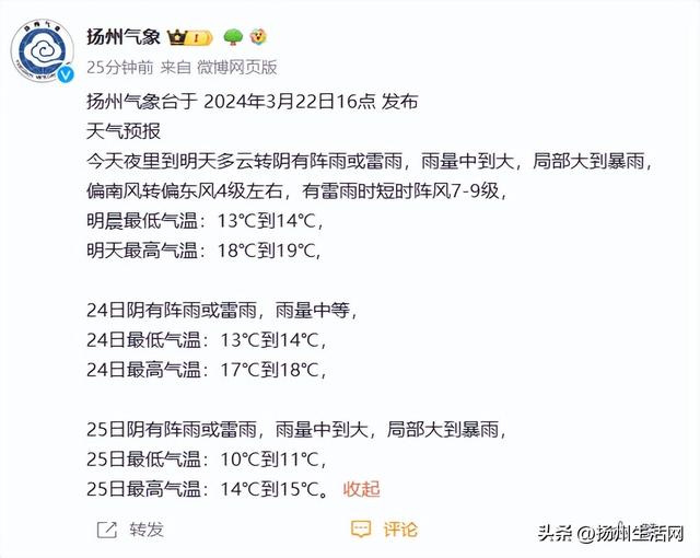 扬州人注意,今晚就到…_新浪财经_新浪网