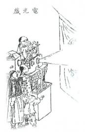 　　傅崇矩在《成都通览》中记载的“电光戏”。 　　图据《成都电影志》