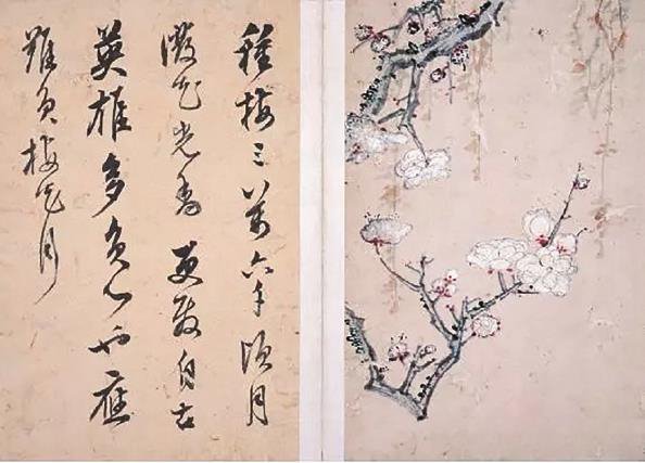 陈继儒《梅花图册页》第二开