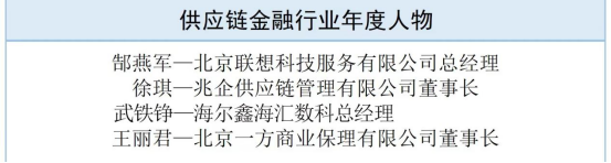 第八届中国供应链金融行业标杆企业大奖结果重磅发布_新浪财经_新浪网