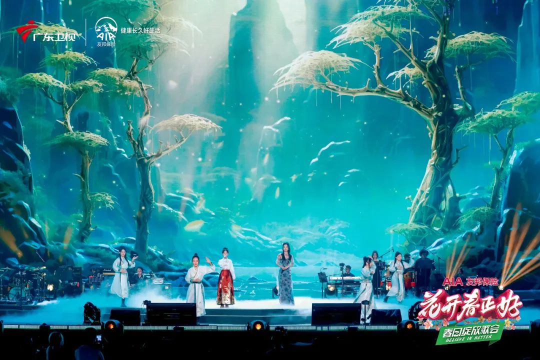 科技值拉满大型城市地标融媒节目花开春正好春照婪